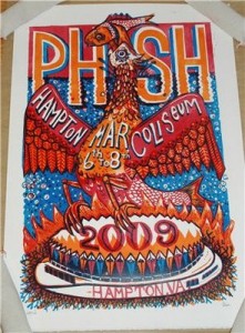 Jim Pollock - Phish's Hampton 2009 Poster